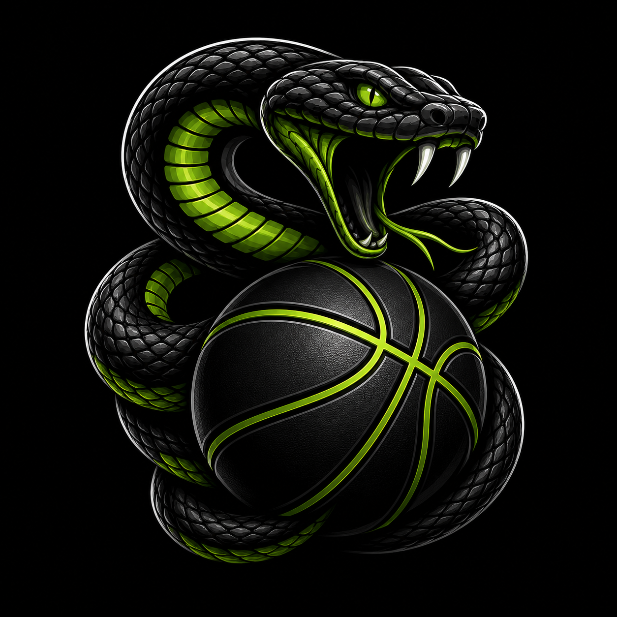 Vipers Elite snake and basketball mark